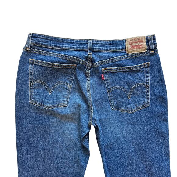 VTG Levis 518 Superlow Boot cut Jeans Women's Sz 13 Jr S Blue Vintage Retro Y2K - Picture 14 of 16